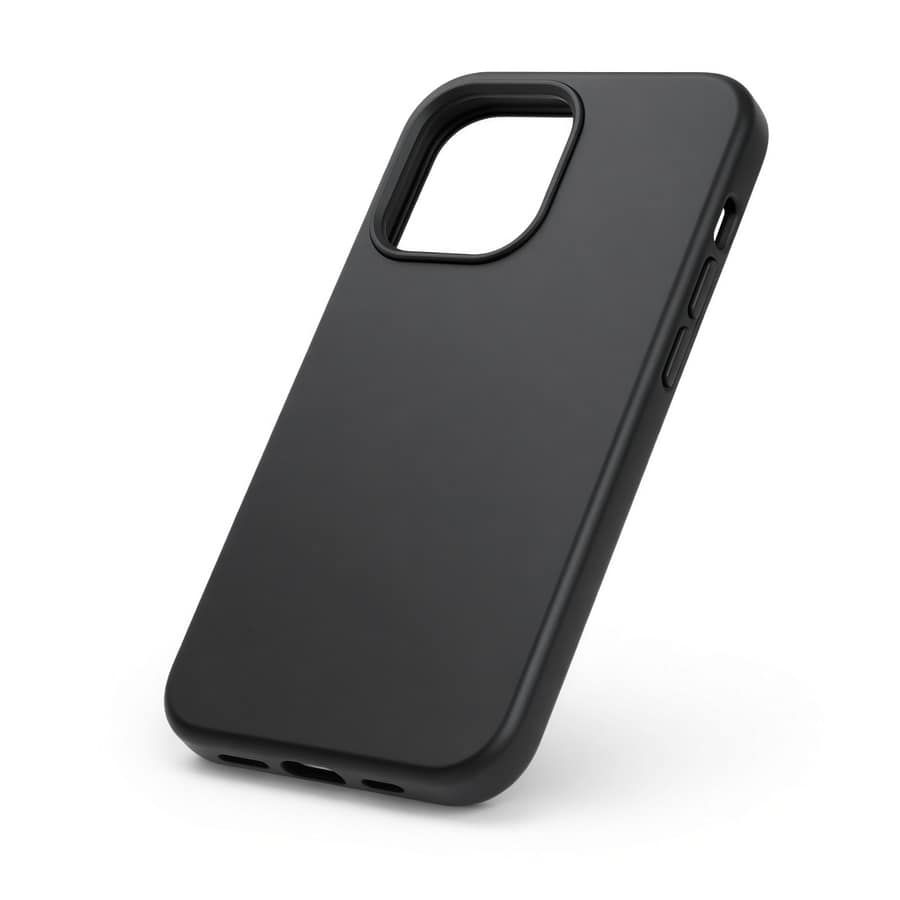ClearView Slim Clear Case for iPhone 15 Midnight Black
